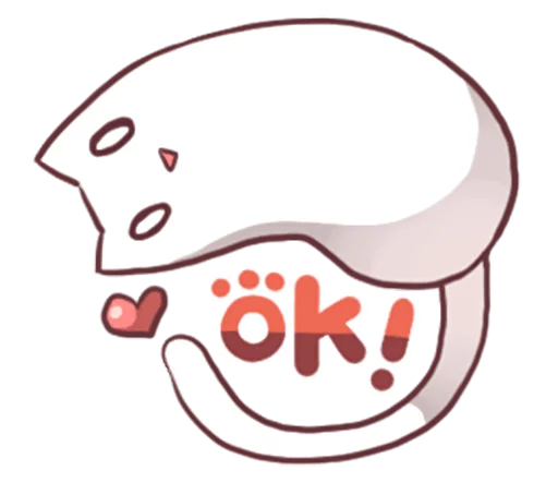 Стикерпак Nyan Nyan White Nyan для Telegram — скачать