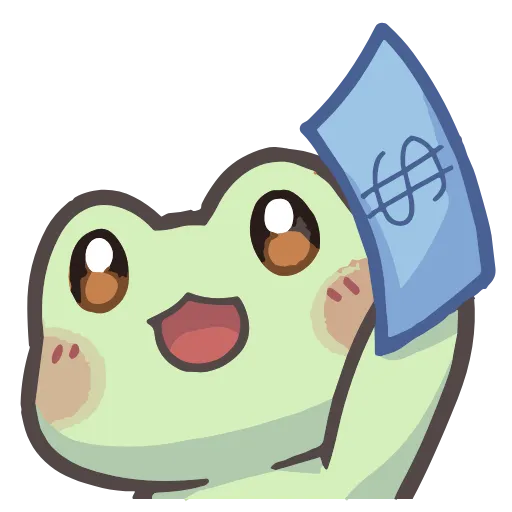 💵 Стикер «froggy stickers» для Telegram