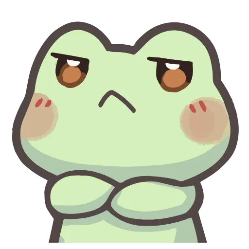 😒 Стикер «froggy stickers» для Telegram