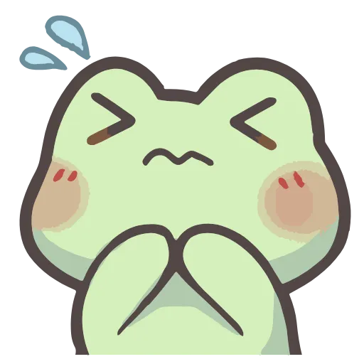 😣 Стикер «froggy stickers» для Telegram