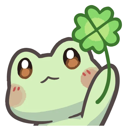 🍀 Стикер «froggy stickers» для Telegram