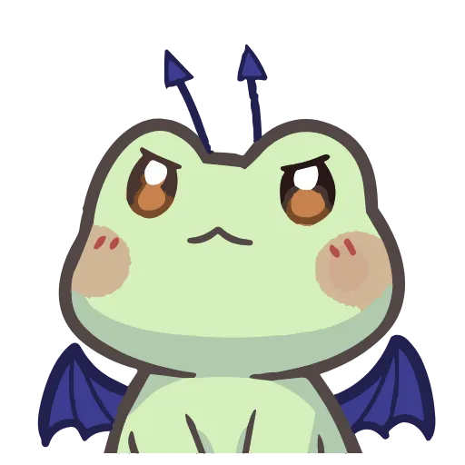 😈 Стикер «froggy stickers» для Telegram