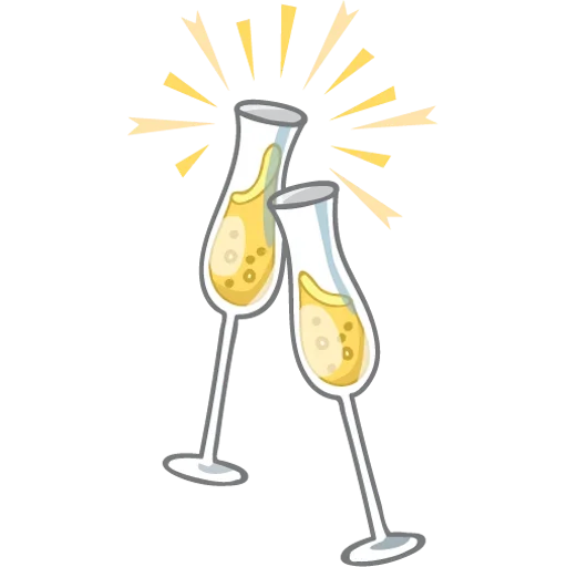 🥂 Стикер «Обед; Уютненько» для Telegram