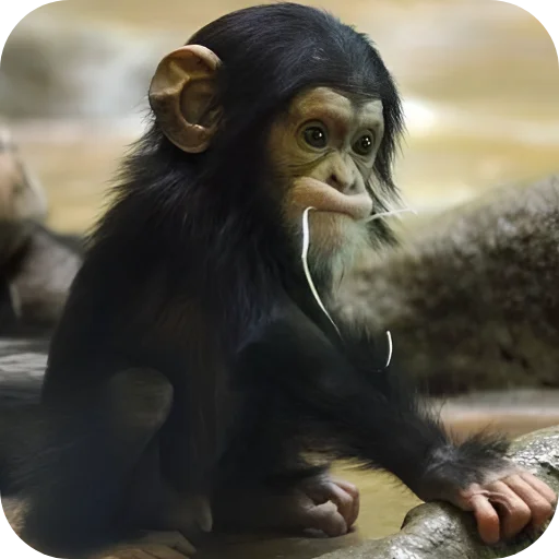 😤 Стикер «Обезьянки» для Telegram