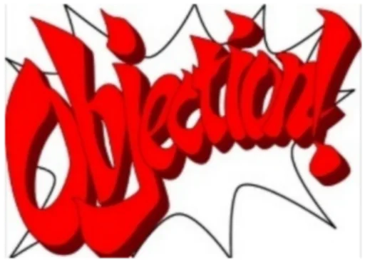 Стикерпак Objection! для Telegram — скачать