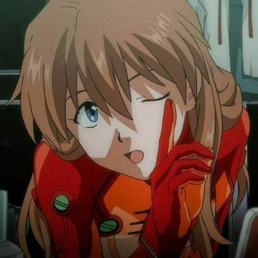 🩸 Стикер «Asuka Langley Soryu» для Telegram