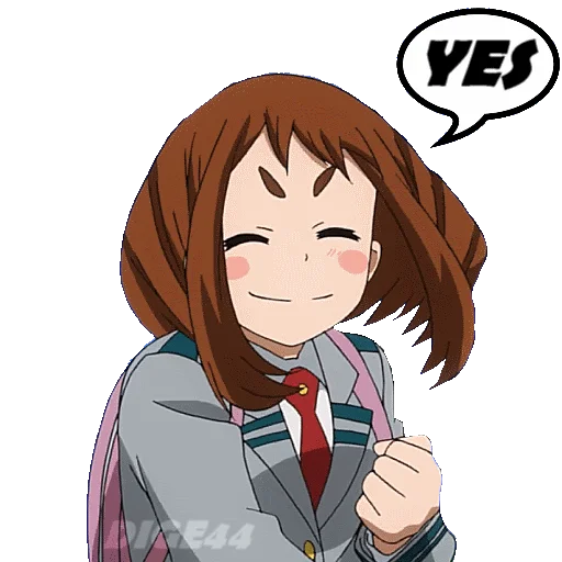Стикерпак OCHAKO URARAKA для Telegram — скачать