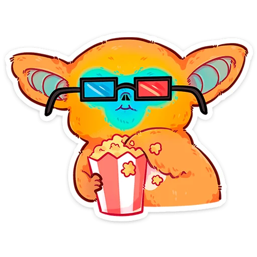 🍿 Стикер «Очи» для Telegram