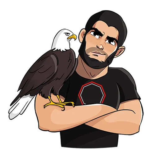 🦅 Стикер «OctaZone» для Telegram