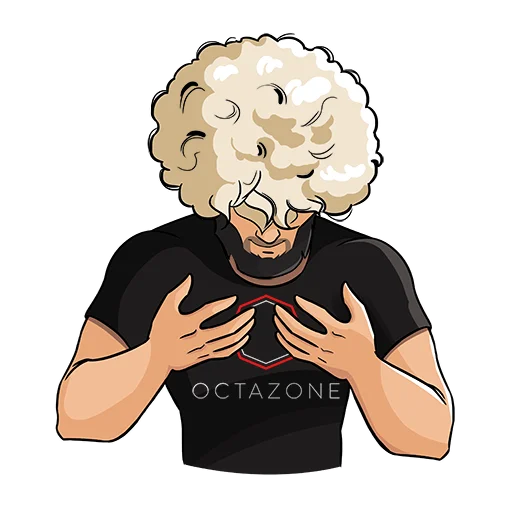 🤲 Стикер «OctaZone» для Telegram