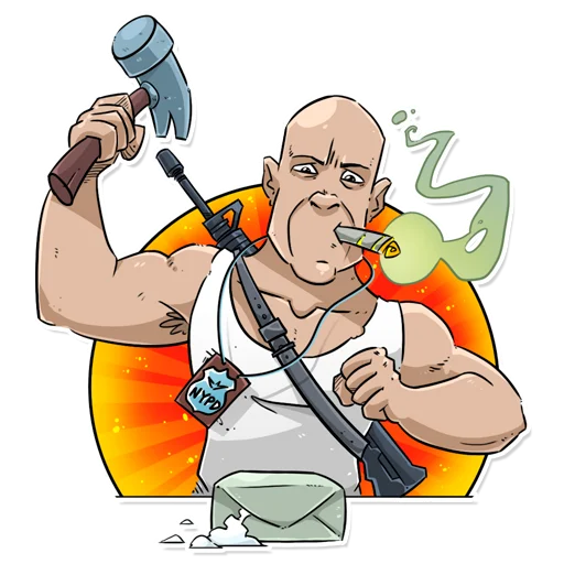 🔨 Стикер «odiumbot» для Telegram