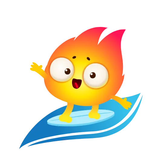 🤩 Стикер «Огонек» для Telegram