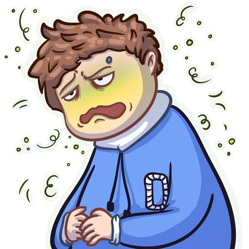 🤢 Стикер «Ohtich» для Telegram