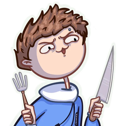 🍴 Стикер «Ohtich» для Telegram