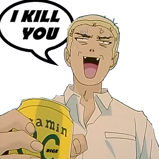💀 Стикер «GTO GREAT TEACHER ONIZUKA» для Telegram