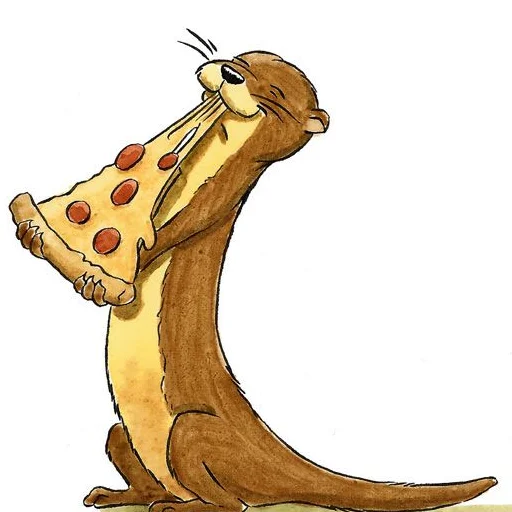 🍕 Стикер «otter» для Telegram