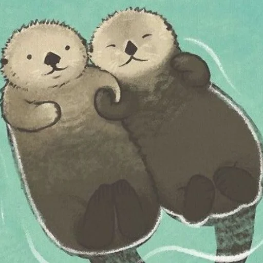 🫂 Стикер «otter» для Telegram