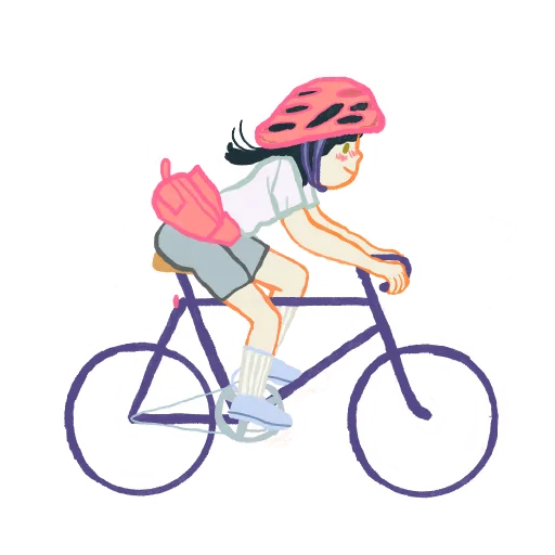 🚴‍♀️ Стикер «okolo» для Telegram