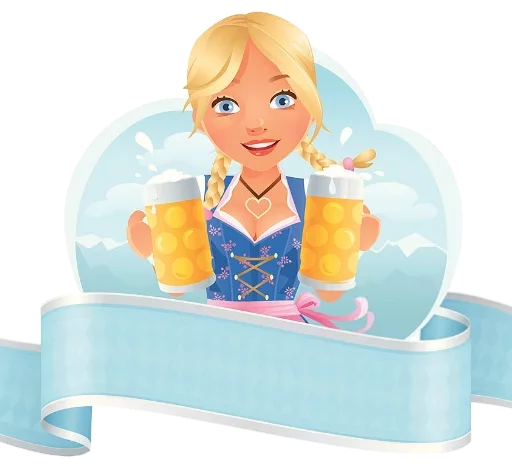 😉 Стикер «October fest» для Telegram