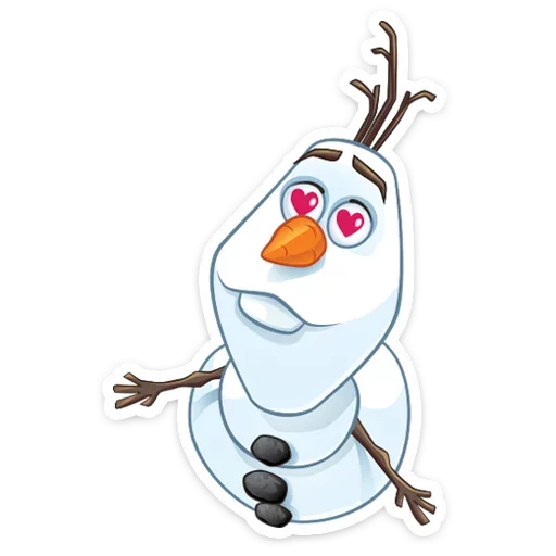😍 Стикер «Олаф» для Telegram