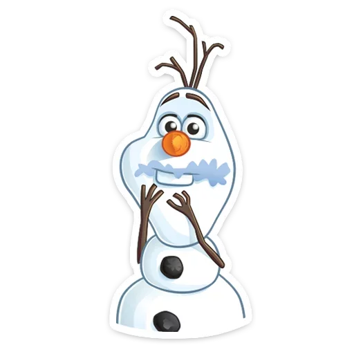 🙊 Стикер «Олаф» для Telegram