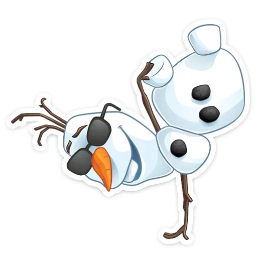 😎 Стикер «Олаф» для Telegram