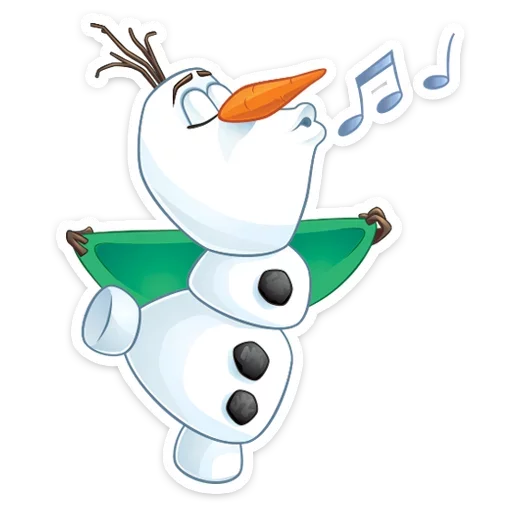 🎶 Стикер «Олаф» для Telegram