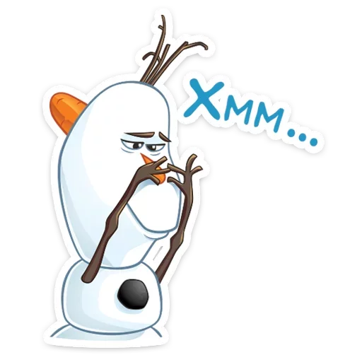 🥕 Стикер «Олаф» для Telegram