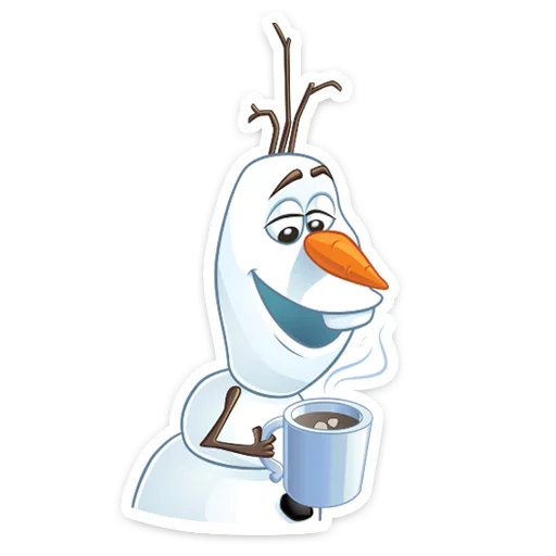 ☕️ Стикер «Олаф» для Telegram