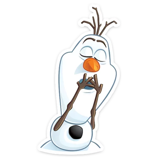 🙊 Стикер «Олаф» для Telegram