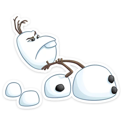 😡 Стикер «Олаф» для Telegram