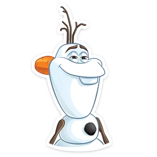 😋 Стикер «Олаф» для Telegram
