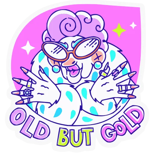 💅 Эмодзи «Олды» для Telegram