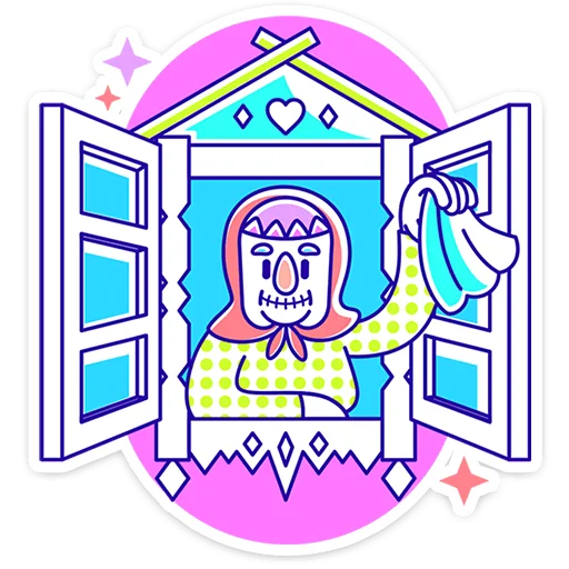 🧓 Стикер «Олды» для Telegram