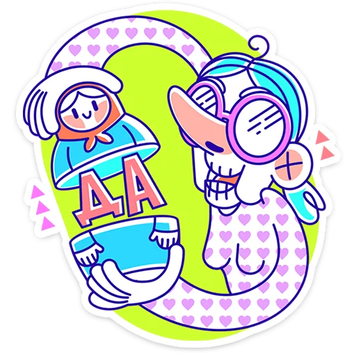 🧓 Стикер «Олды» для Telegram