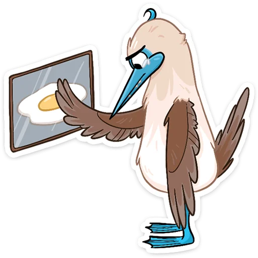🍳 Стикер «Олуша» для Telegram