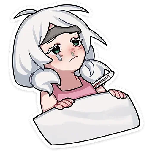 🤒 Стикер «Оля без надписей» для Telegram
