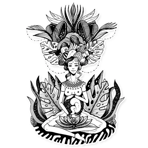 Стикерпак Olya Balarama Art для Telegram — скачать