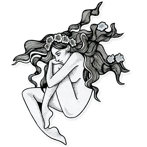🏵 Стикер «Olya Balarama Art» для Telegram