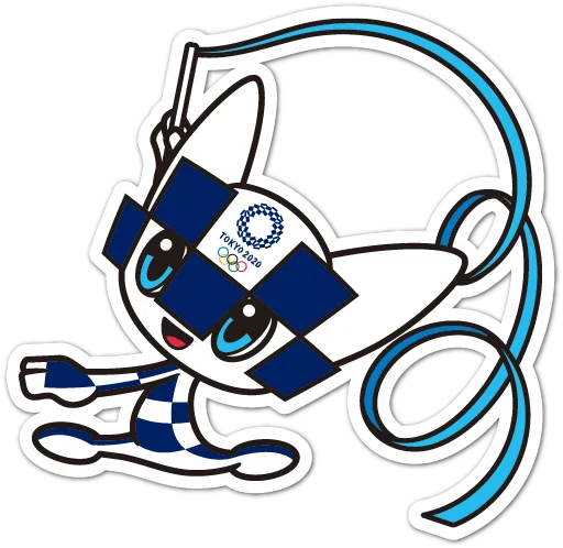 🤸‍♀️ Стикер «Summer Olympics 2020 Miraitowa» для Telegram