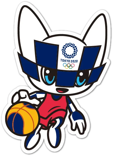 🏀 Стикер «Summer Olympics 2020 Miraitowa» для Telegram