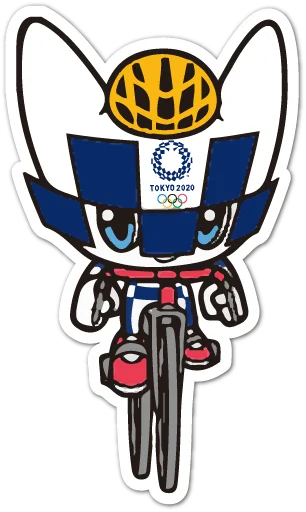 🚴 Стикер «Summer Olympics 2020 Miraitowa» для Telegram