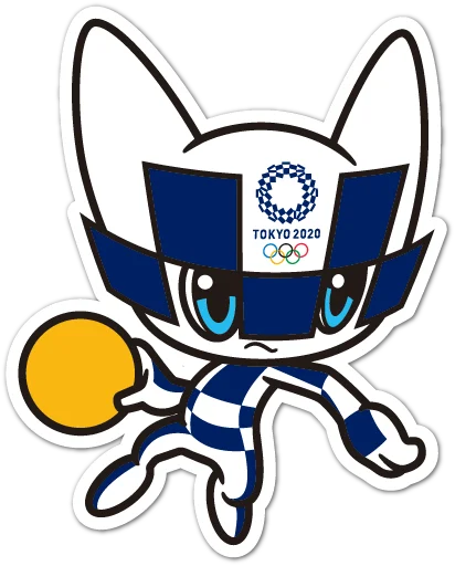 🤾 Стикер «Summer Olympics 2020 Miraitowa» для Telegram