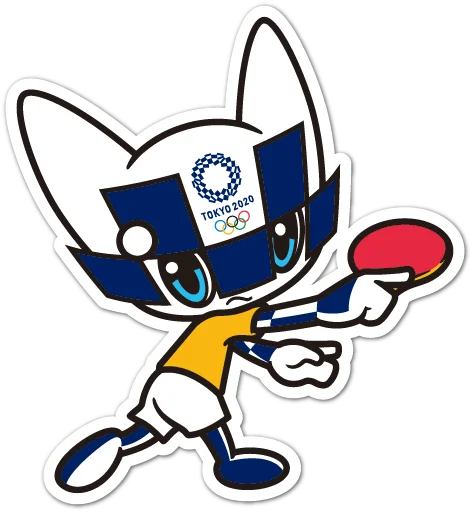 🏓 Стикер «Summer Olympics 2020 Miraitowa» для Telegram