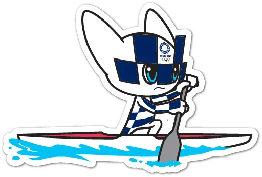🚣‍♂️ Стикер «Summer Olympics 2020 Miraitowa» для Telegram