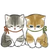 😌 Эмодзи «Милые котьки» для Telegram