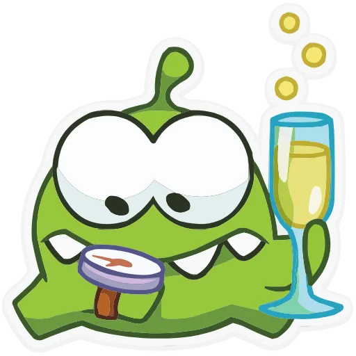🥂 Эмодзи «Зима с Ам Нямом» для Telegram