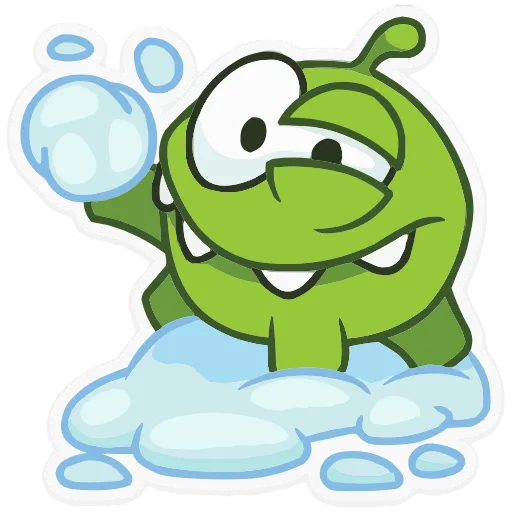 ❄️ Эмодзи «Зима с Ам Нямом» для Telegram