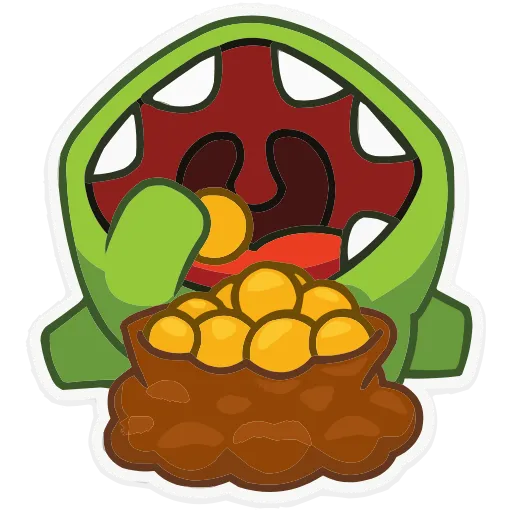 🍊 Эмодзи «Зима с Ам Нямом» для Telegram