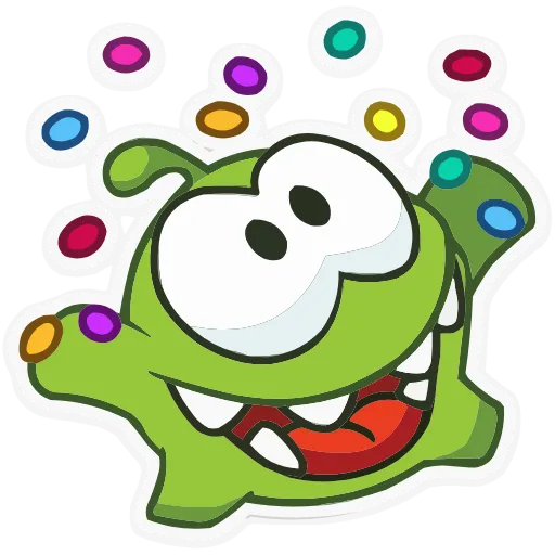 🥳 Эмодзи «Зима с Ам Нямом» для Telegram